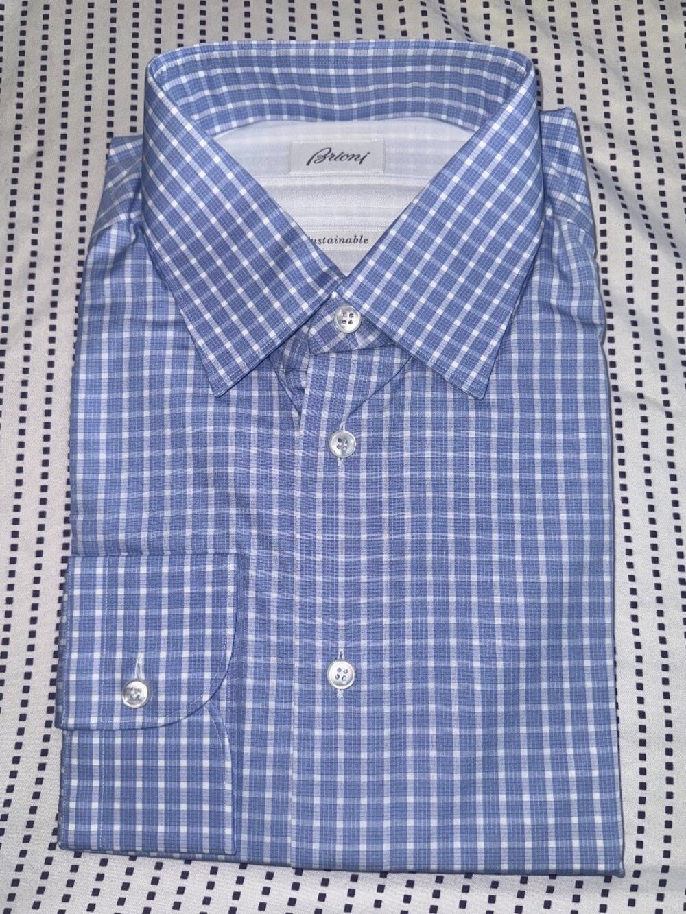 NWT Brioni Brunico Shirt 42R – $780, In Original Packaging